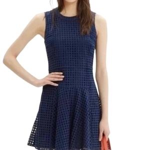 Madewell Navy Eyelet Dress